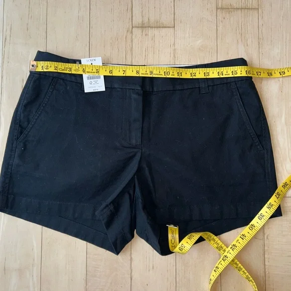 J. Crew Women’s Classic Chino 3.5” Inseam 100% Cotton Shorts Black NWT - Picture 9 of 16